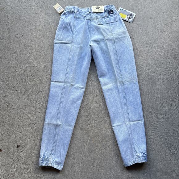 Deadstock 90s Dockers Jeans 30x32 Pleated Denim Levi’s Baggy Acid Wash Vintage - Picture 9 of 14